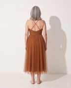 Pascale | Elegant Midi Dresses For Women Wedding Guest Occasion — achterkant