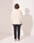 Vivienne | Women Varsity Jacket Oversized Fleece Hoodie — achterkant