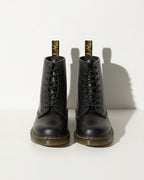 Edith | Womens Leather Motorcycle Combat Boots Lace Up Ankle — detail