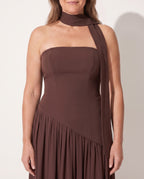 Georgiana | Plus Size Special Occasion Dresses Corset Maxi — detail