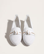 Manon | Pointed Toe Heeled Loafers For Work & Weekends — detail