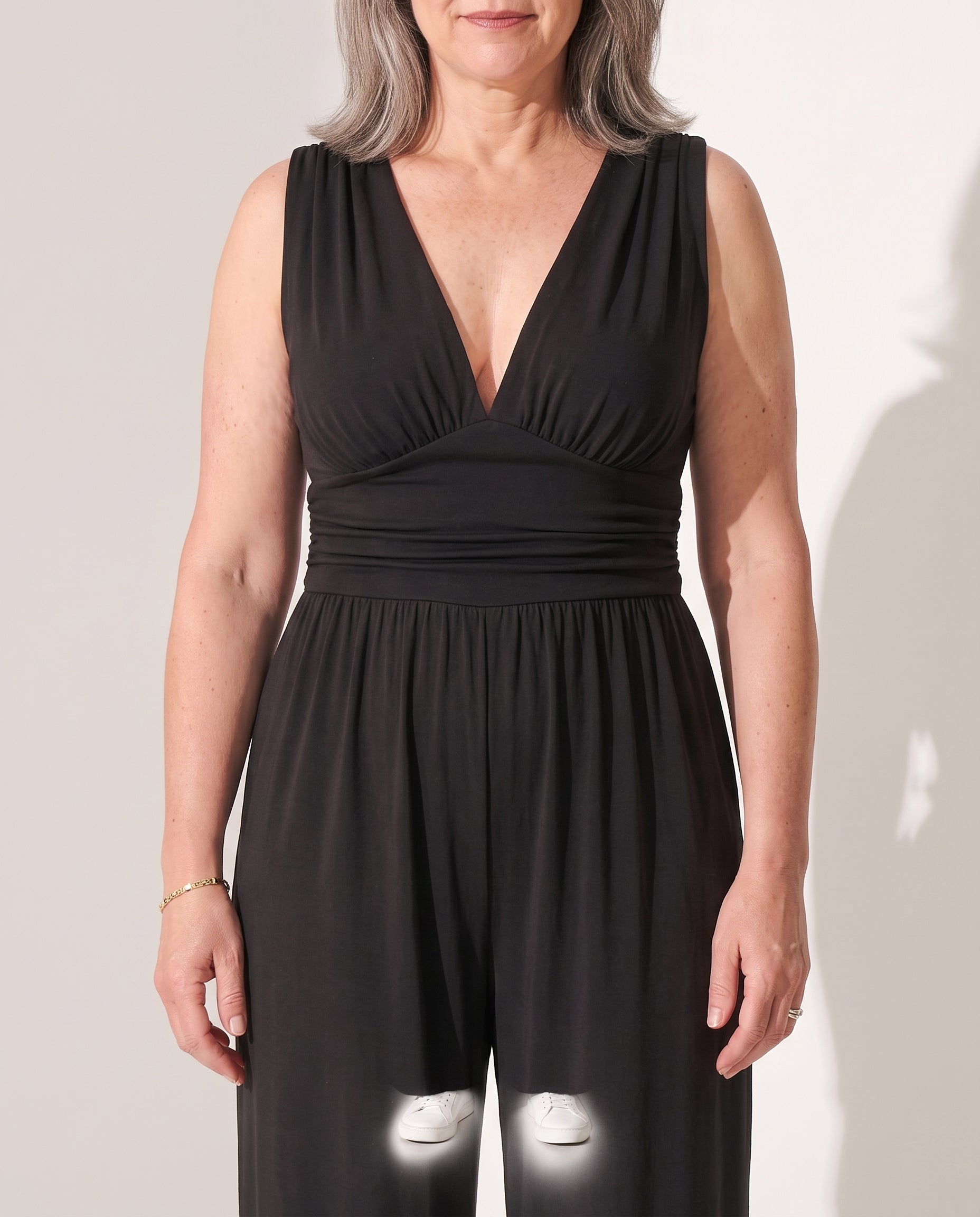 Mathilde | Strapless Wide Leg Jumpsuit Evening Occasion Wear — detail