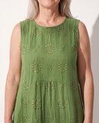 Evangeline | Elegant Embroidered Floral Dresses For Women — detail