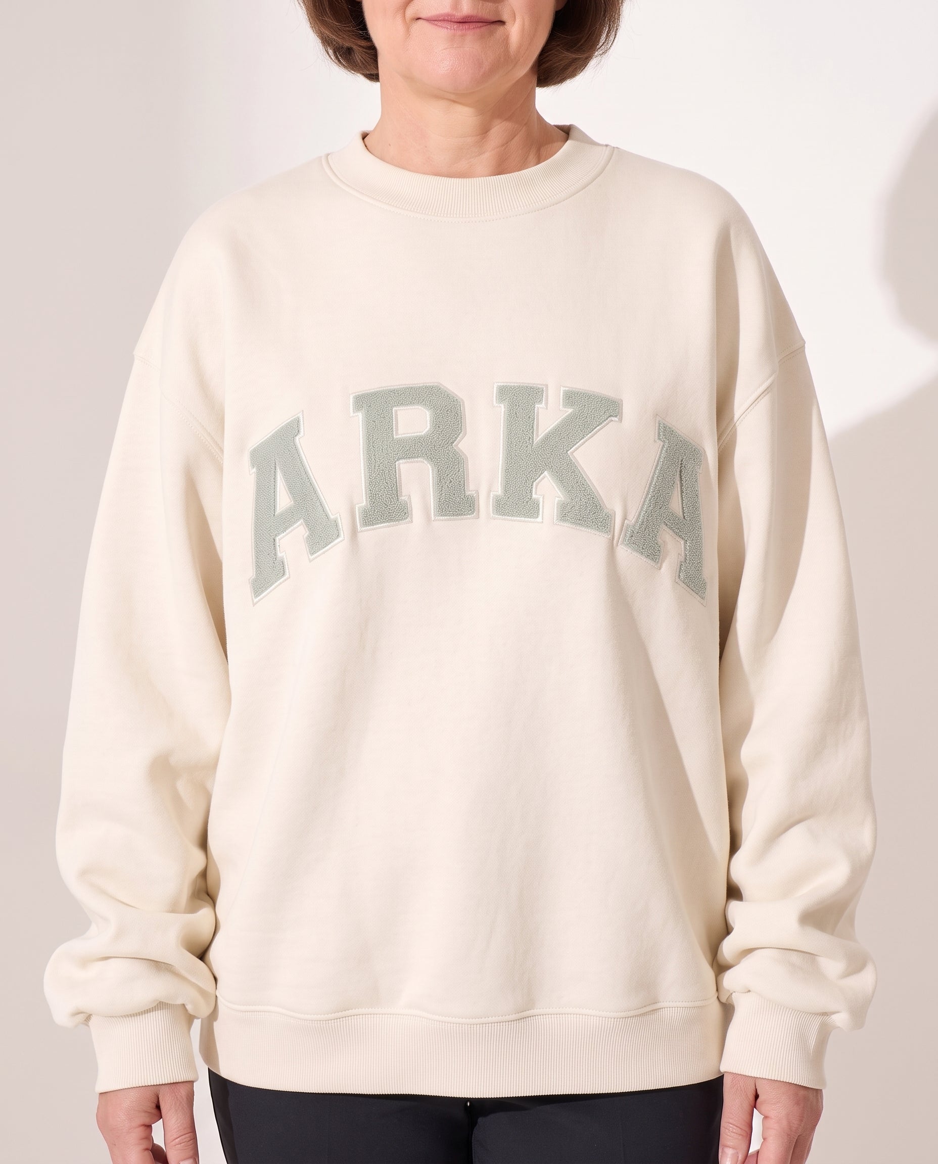 Vivienne | Women Varsity Jacket Oversized Fleece Hoodie — detail