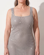 Daphne | Women's Cocktail Dresses Mini Rhinestone Sparkle — detail