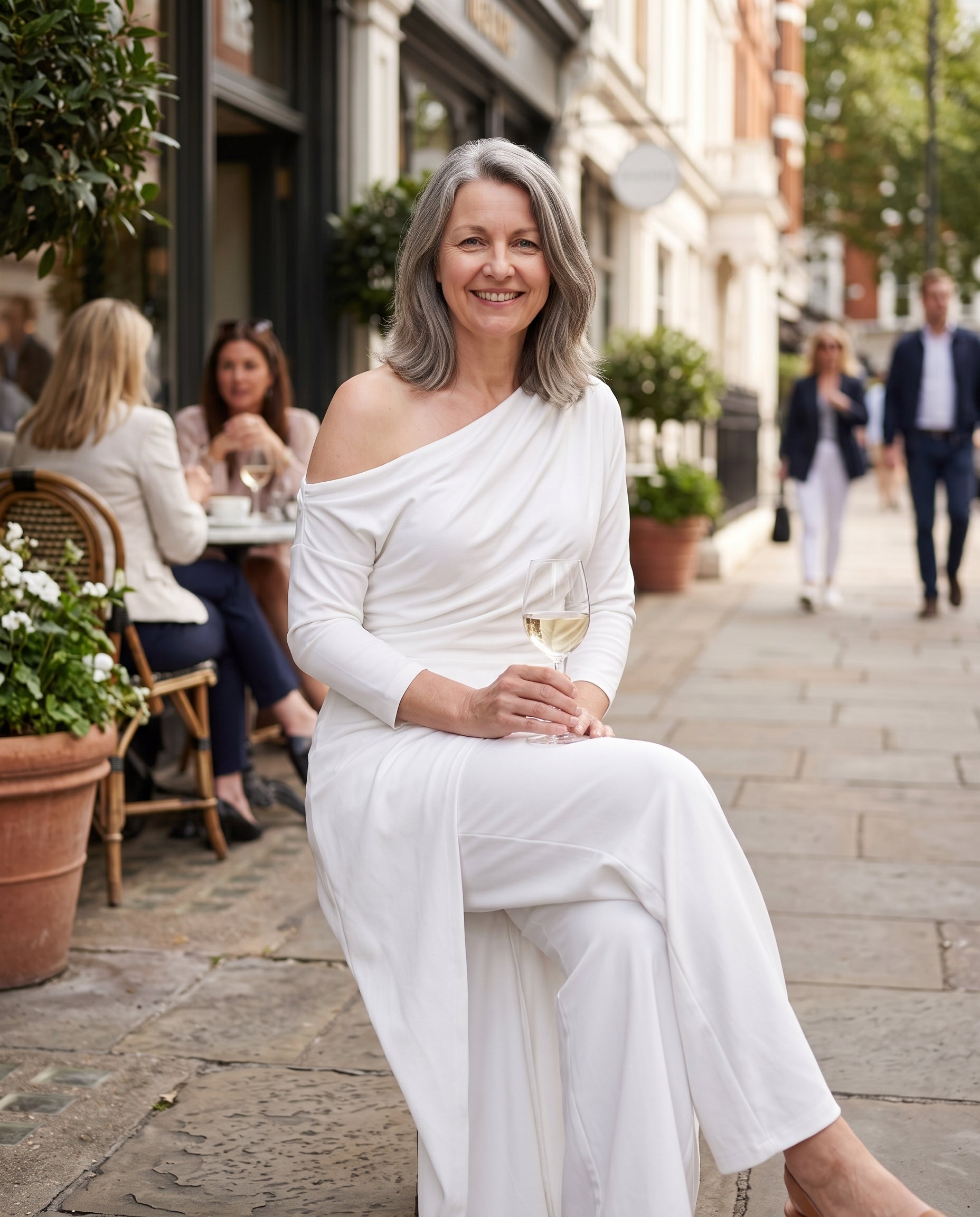 Arabella | One Shoulder Wide Leg Jumpsuit Evening Occasion — lifestyle