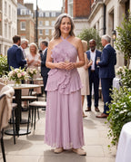 Iliana | Winter Wedding Guest Dresses With Pleated Ruffles — lifestyle
