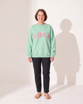 Mint with Pink Letters
