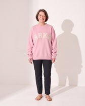 Pink with Cream Letters