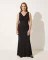 Anouk | Cinderella Satin Cowl Neck Wedding Guest Maxi Dress