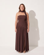 Georgiana | Plus Size Special Occasion Dresses Corset Maxi — voorkant