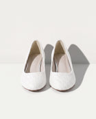 Apolline | Lace Wedding Shoes Low Heel Bridal Flats