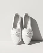 Manon | Pointed Toe Heeled Loafers For Work & Weekends — voorkant