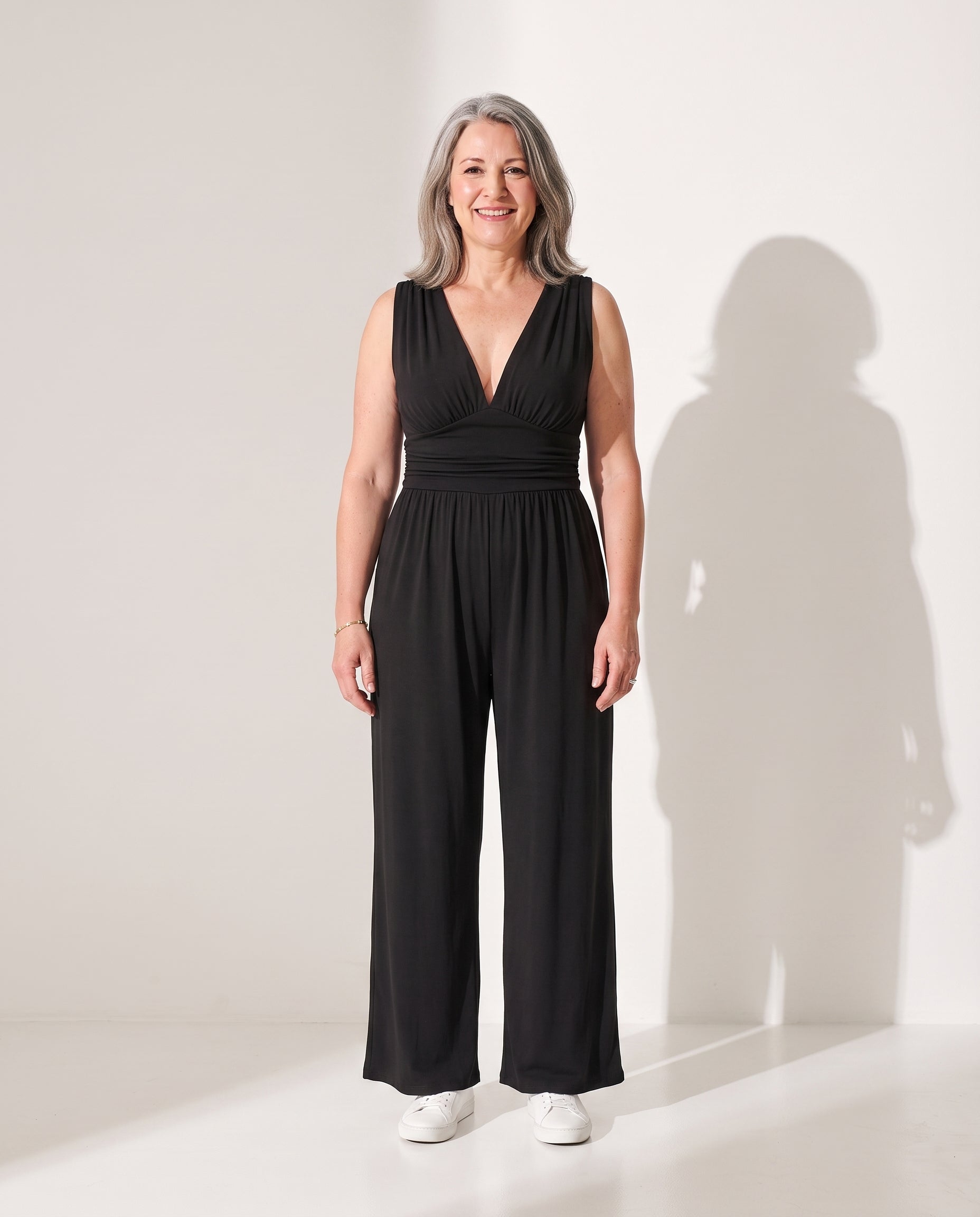 Mathilde | Strapless Wide Leg Jumpsuit Evening Occasion Wear — voorkant