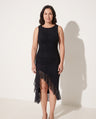 Romilly | Women Ruched Sleeveless Midi Autumn Wedding Guest Dresses