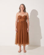 Pascale | Elegant Midi Dresses For Women Wedding Guest Occasion — voorkant