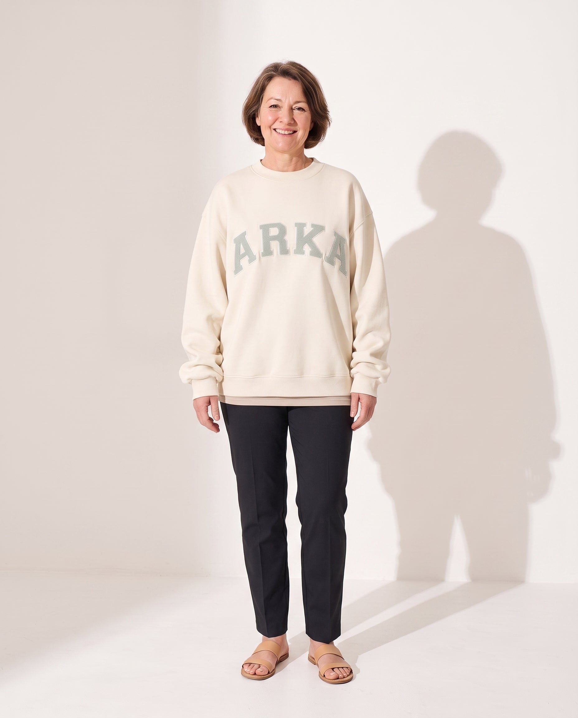 Vivienne | Women Varsity Jacket Oversized Fleece Hoodie — voorkant