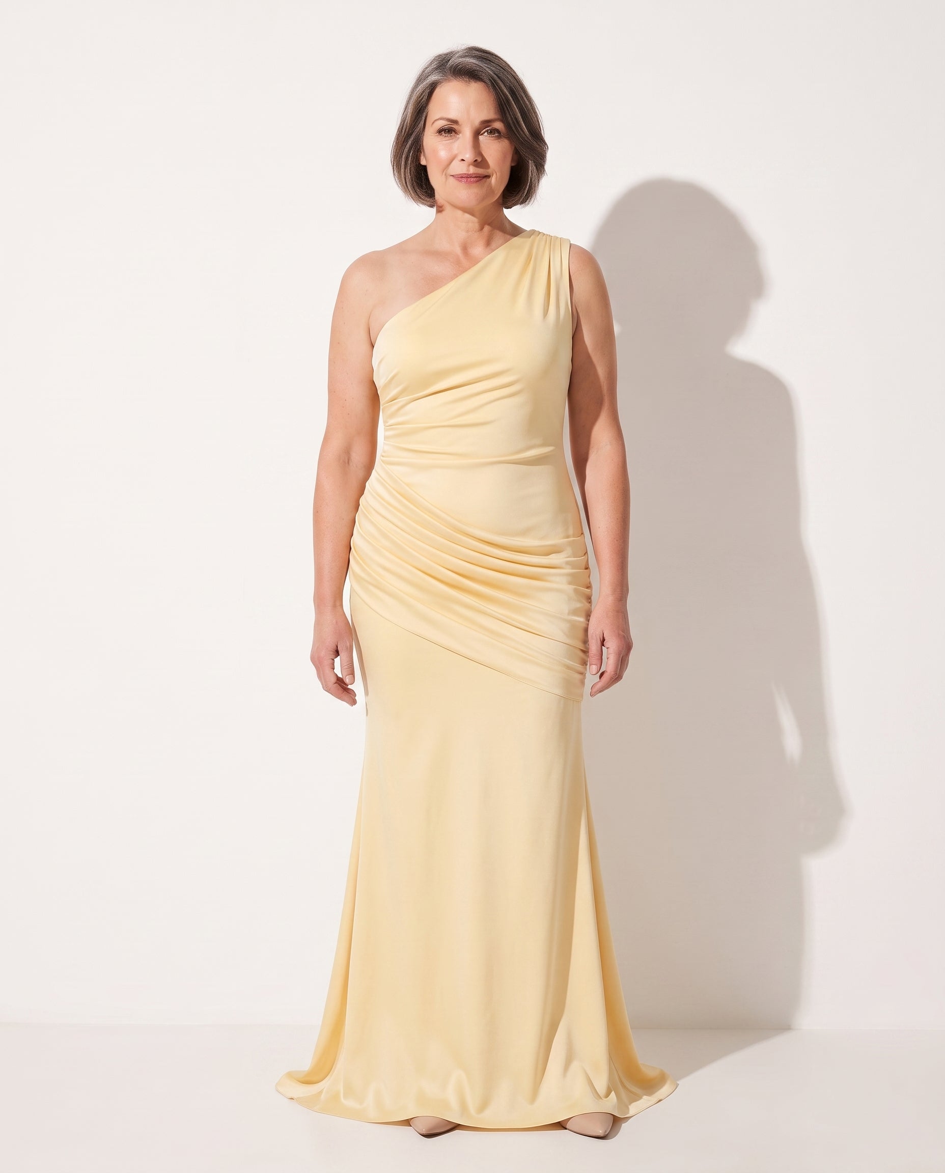 Coralie | One-Shoulder Evening Maxi Dresses For Special Occasions — voorkant