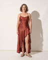 Henriette | Women Cowl Neck Satin Slip Maxi Dress