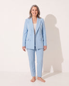 Ghislaine | Womens Velvet Blazer Trouser Co-Ord Set — voorkant
