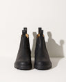 Lavinia | Black Brown Leather Chelsea Boots For Women