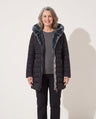 Sylvie | Pink Black Faux Fur Hood Winter Parka Coats