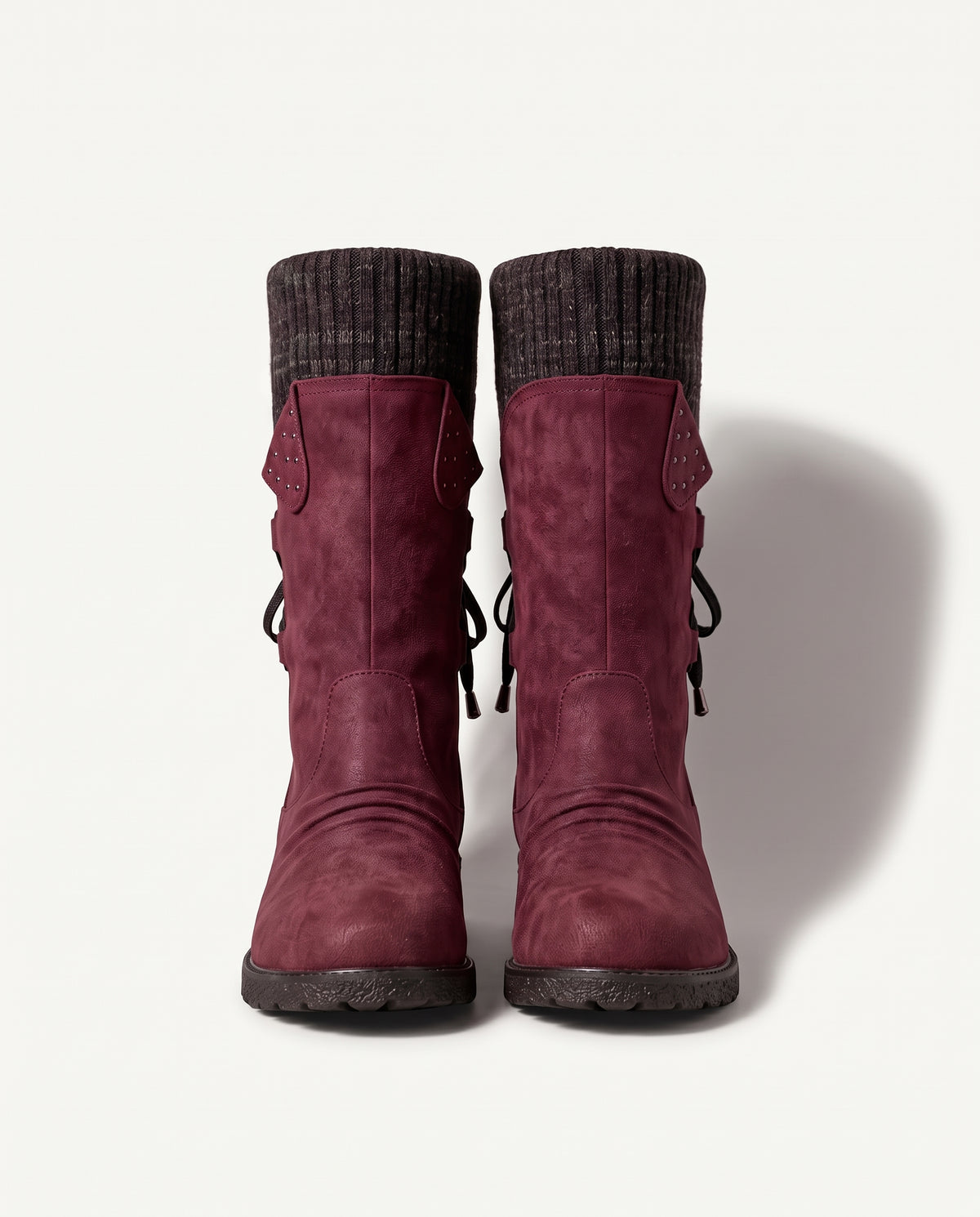 Josephine | Warm Fur Lined Winter Boots For Women — voorkant