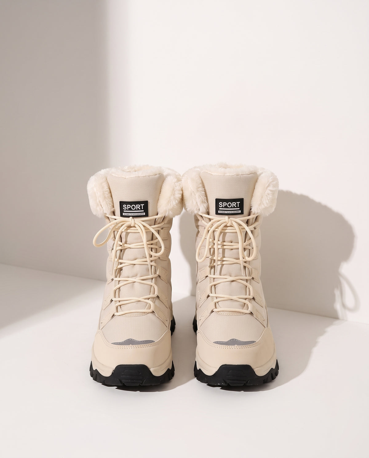 Vivienne | Warm Faux Fur Winter Snow Boots For Women — voorkant