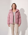 Henriette | Black Hooded Puffer Jacket Coat with Fur Hood