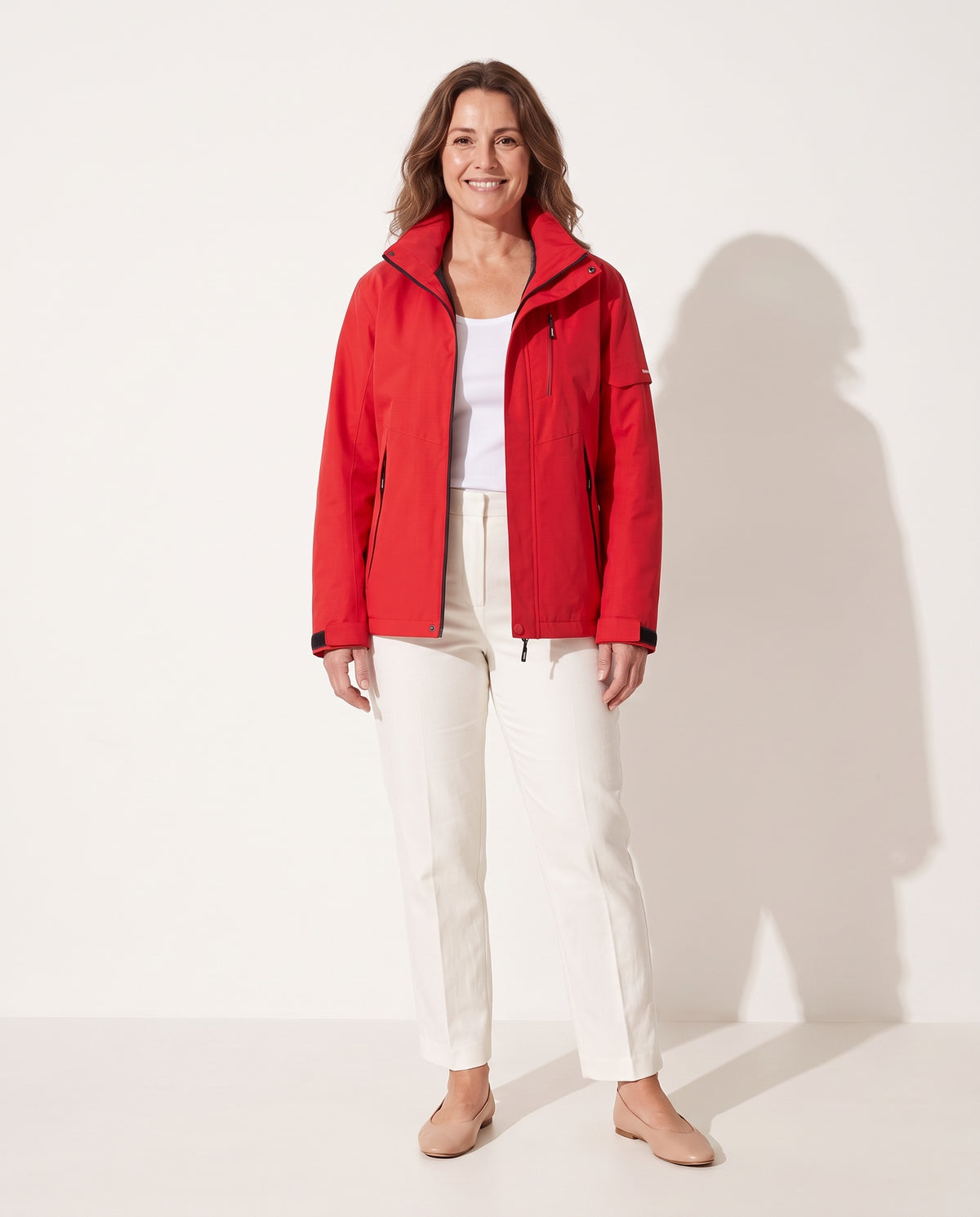 Lucienne | Women Quilted Down Jacket Black Hooded — voorkant
