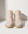 Faustine | Heeled Winter Ankle Boots Black Brown Flat