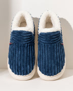 Ursula | Winter Chunky Brown Slipper Boots For Cosy Days — voorkant