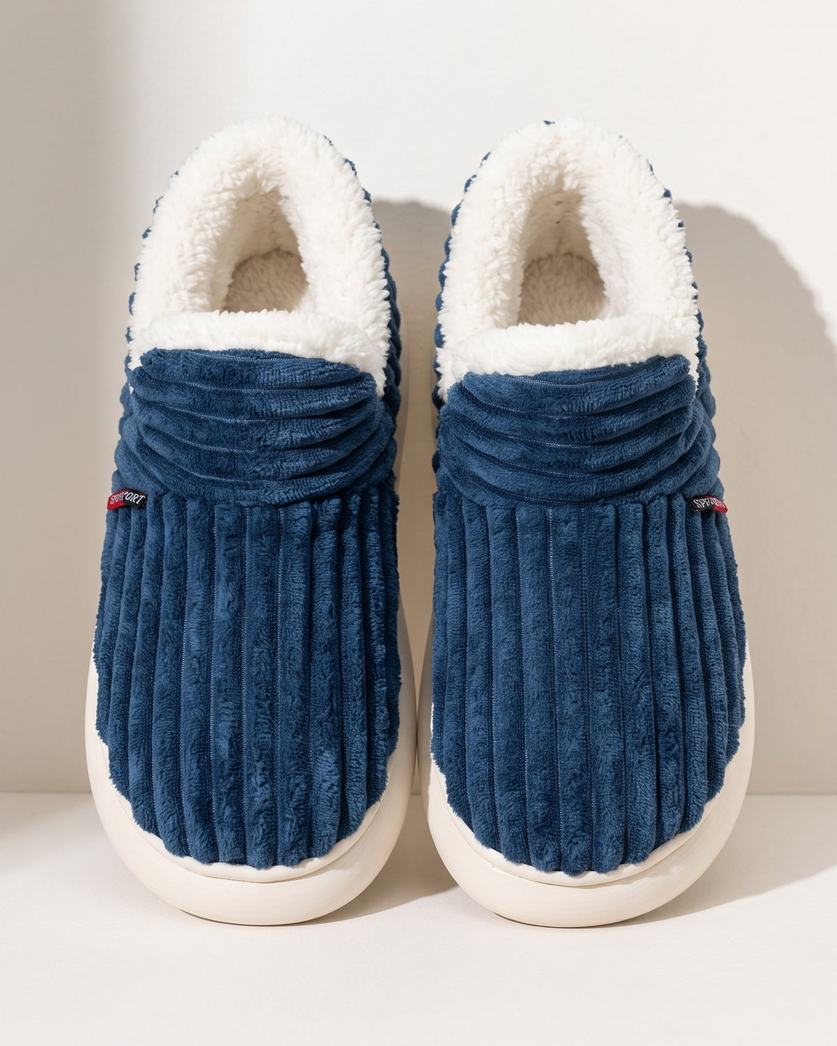 Ursula | Winter Chunky Brown Slipper Boots For Cosy Days — voorkant
