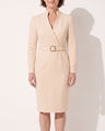 Valentina | Tailored Belted Midi Dress