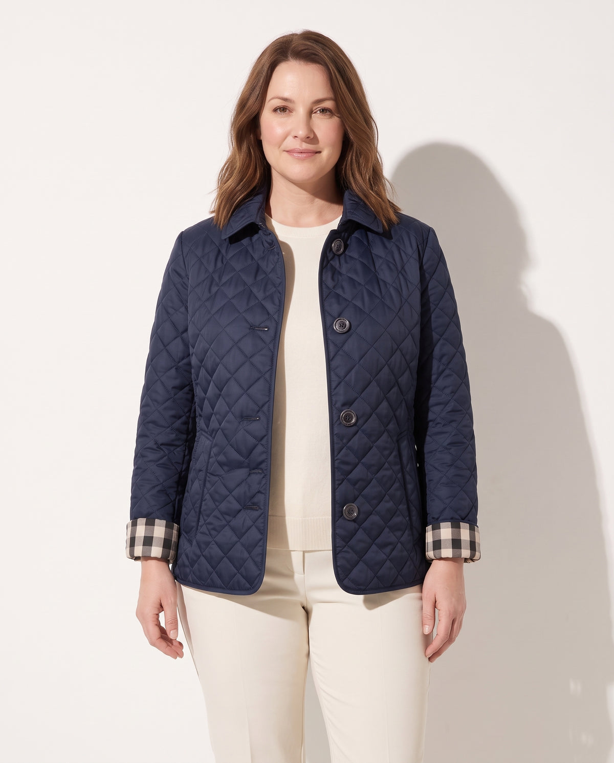 Capucine | Quilted Puffer Jacket Winter Coat For Women — voorkant