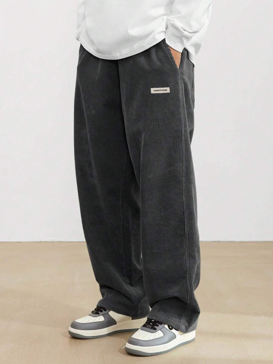 Rosanna | Wide Leg Corduroy Trousers in Relaxed Casual Style