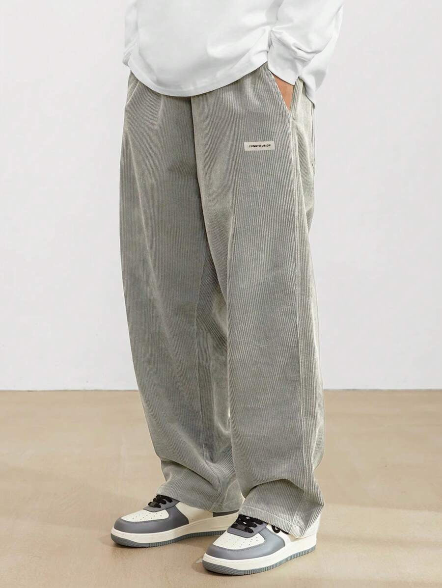 Rosanna | Wide Leg Corduroy Trousers in Relaxed Casual Style