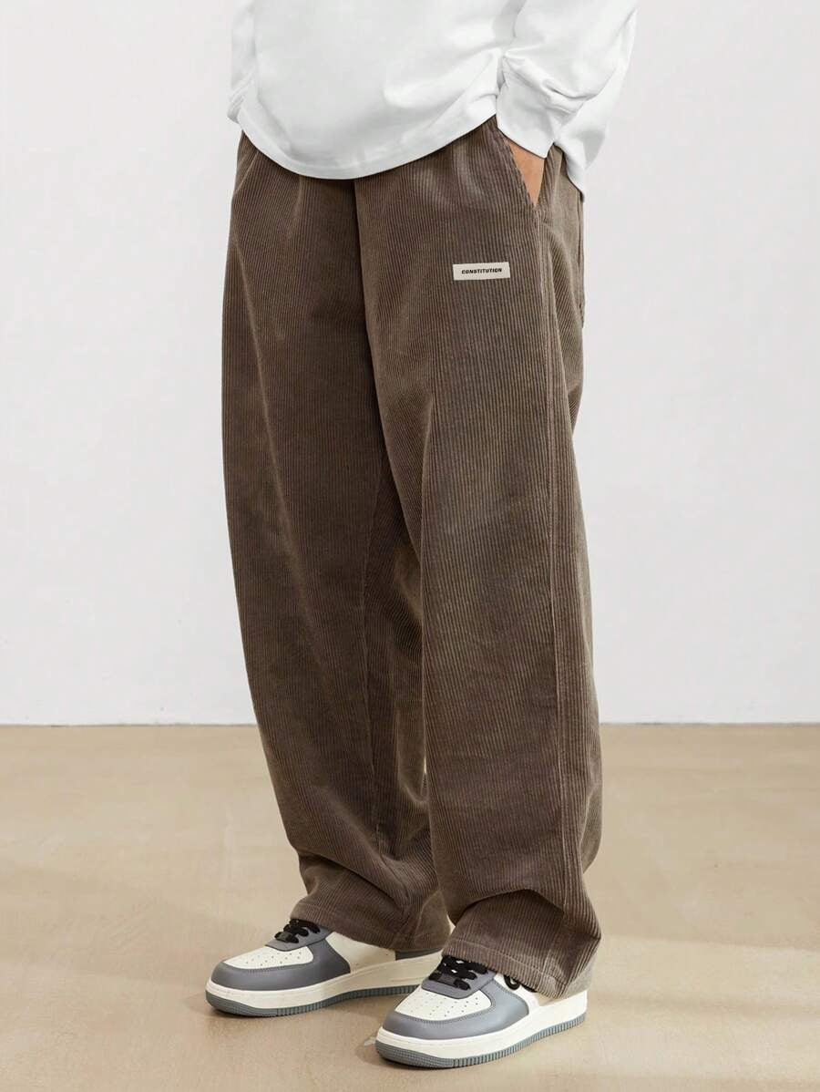 Rosanna | Wide Leg Corduroy Trousers in Relaxed Casual Style