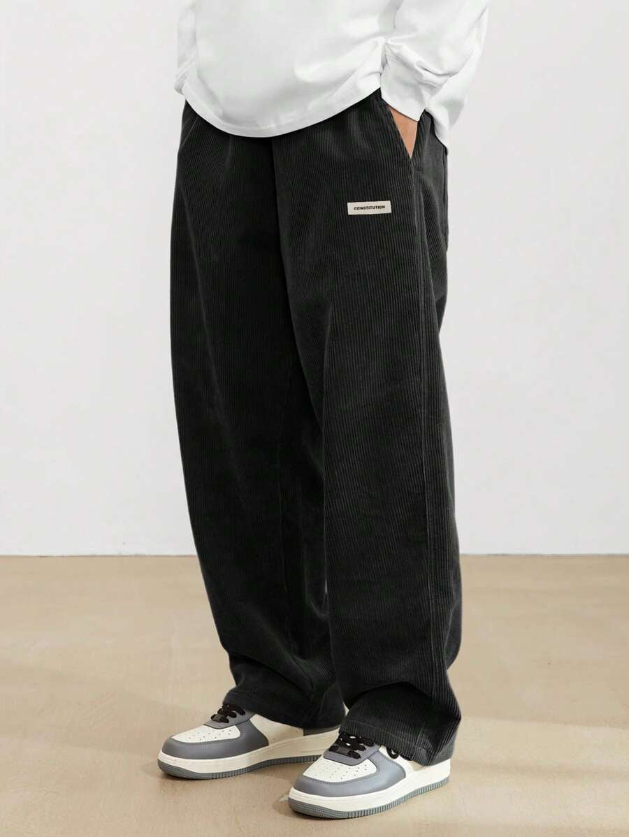 Rosanna | Wide Leg Corduroy Trousers in Relaxed Casual Style