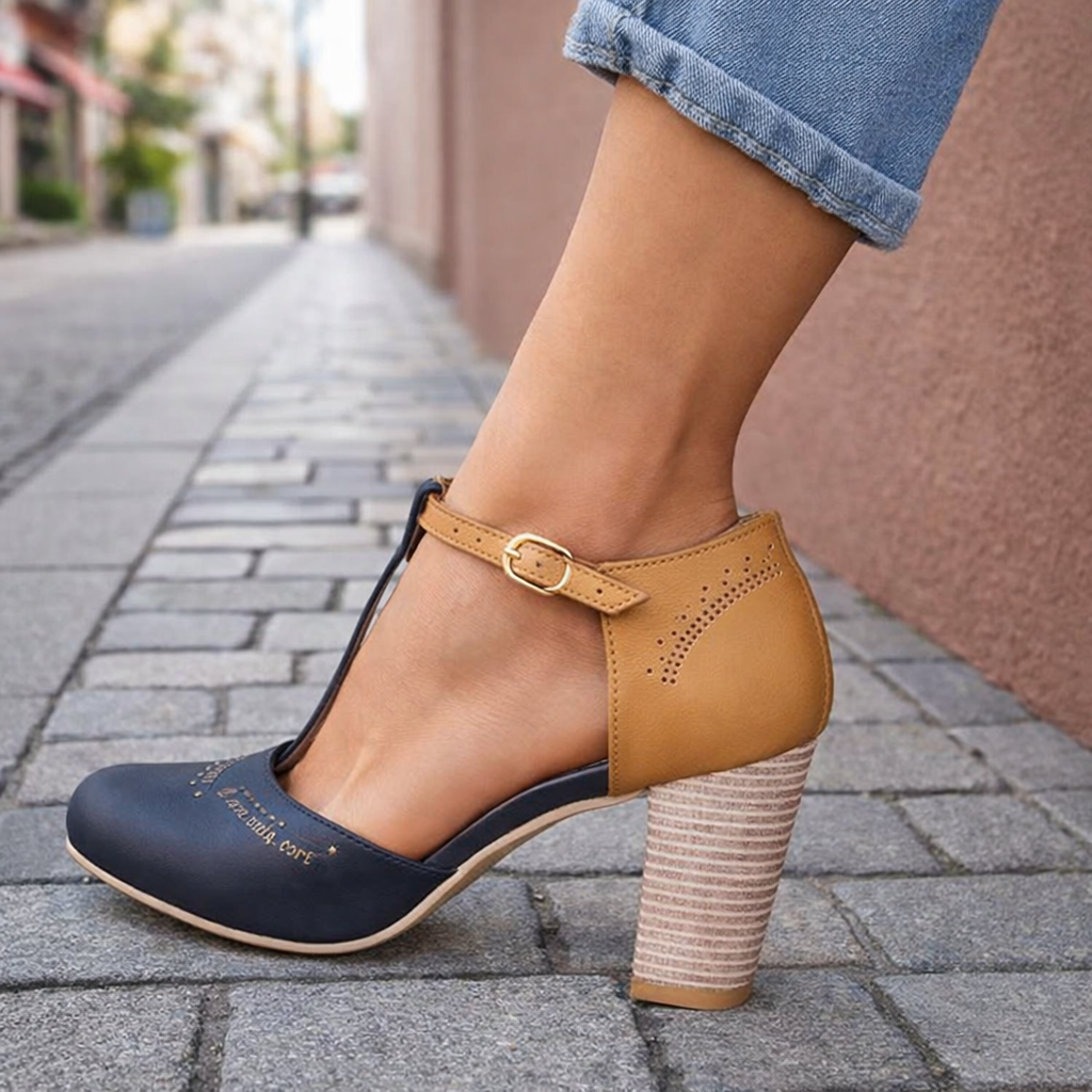 Eloise | Comfortable Block Heels For Work & Special Occasions