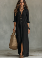Liliana | Elegant Beach Cover Up Maxi Dress Resort Beachwear