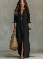 Liliana | Elegant Beach Cover Up Maxi Dress Resort Beachwear