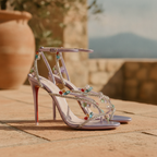 Aurelia | Rene Caovilla Heels Crystal Embellished Strappy Stiletto