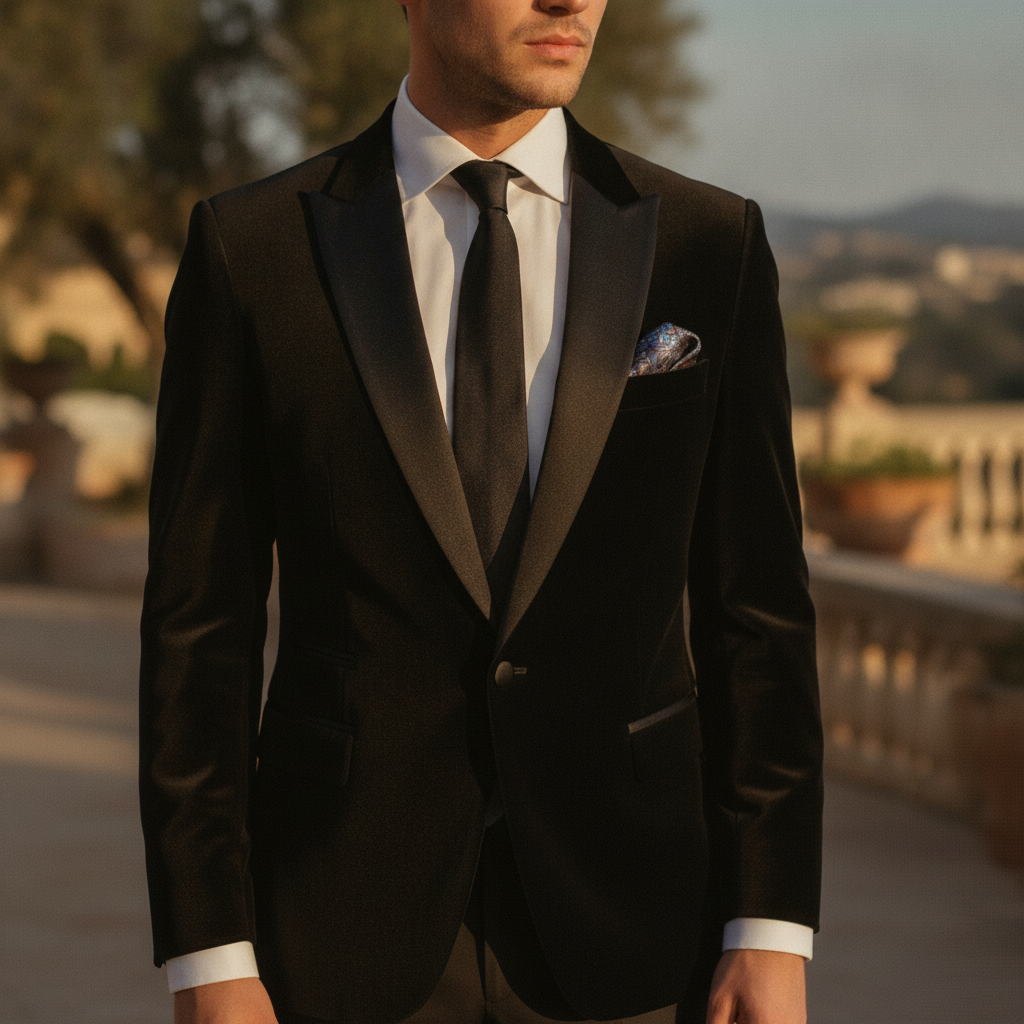 Nico | Velvet Tuxedo Blazer for Wedding and Evening Occasions