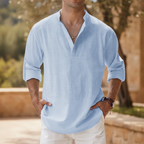 Cassian | Relaxed Linen Shirt Long Sleeve Summer Holiday