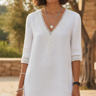 Rosalind | Linen House Dress Midi Summer Relaxed Fit
