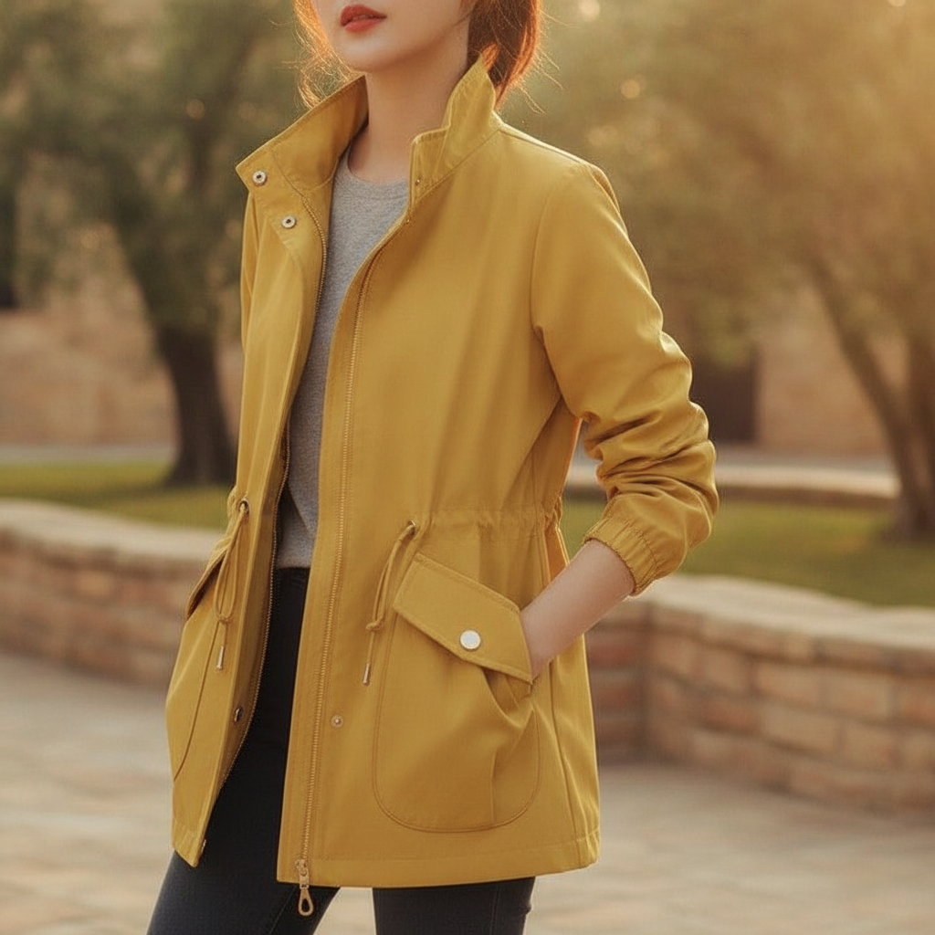 Honorine | Lightweight Waterproof Trench Coat For Women