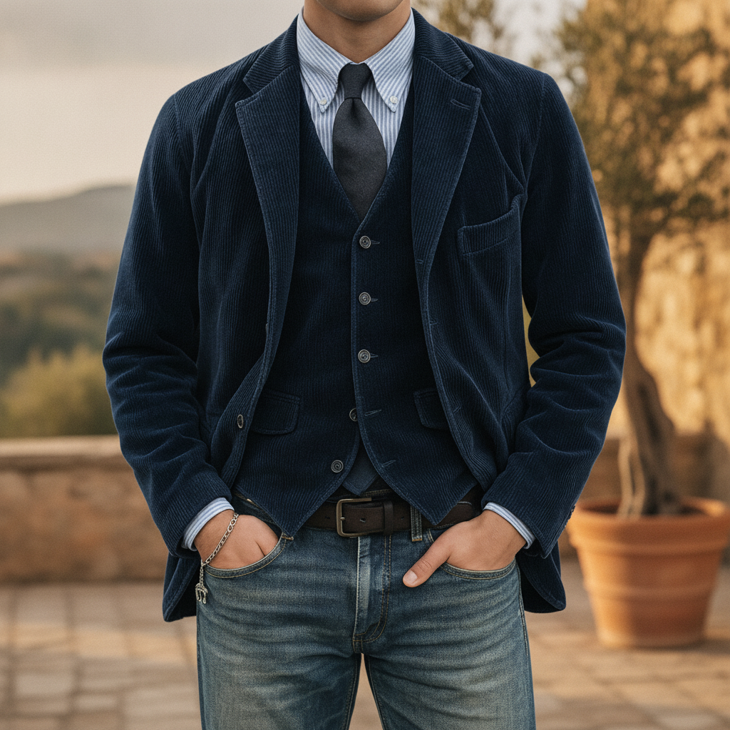 Lucan | Men Blazer 2-Piece Vest Set Elegant Formal Occasion