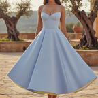 Cordelia | Chic Corset A-Line Garden Party Dress