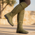 Quintessa | Women's Knee-High Hiking Boots with Buckle Detail